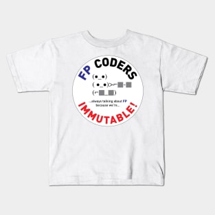 FP coders: immutable Kids T-Shirt